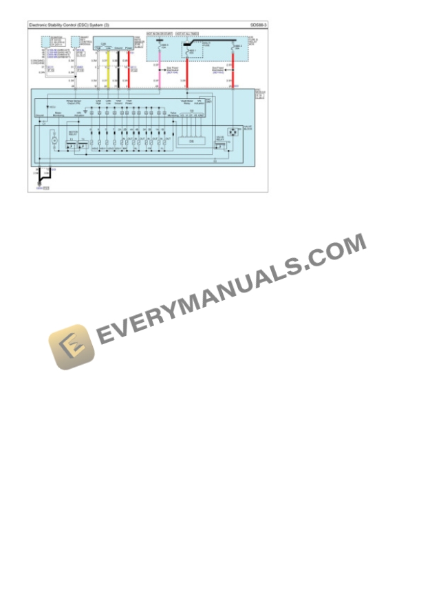 Hyundai Elantra (UD) VIN 5NP 2014 Electrical Diagrams L4-1.8L 7 Hyundai Elantra (UD) VIN 5NP 2014 Electrical Diagrams L4-1.8L - Image 5
