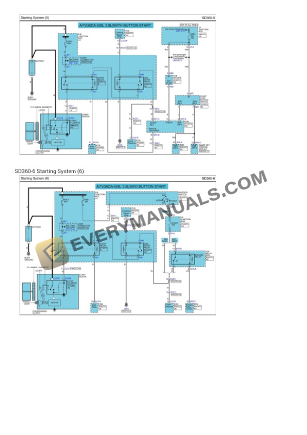 Hyundai Genesis Coupe 2012 Electrical Diagrams V6-3.8L 4 Hyundai Genesis Coupe 2012 Electrical Diagrams V6-3.8L - Image 2