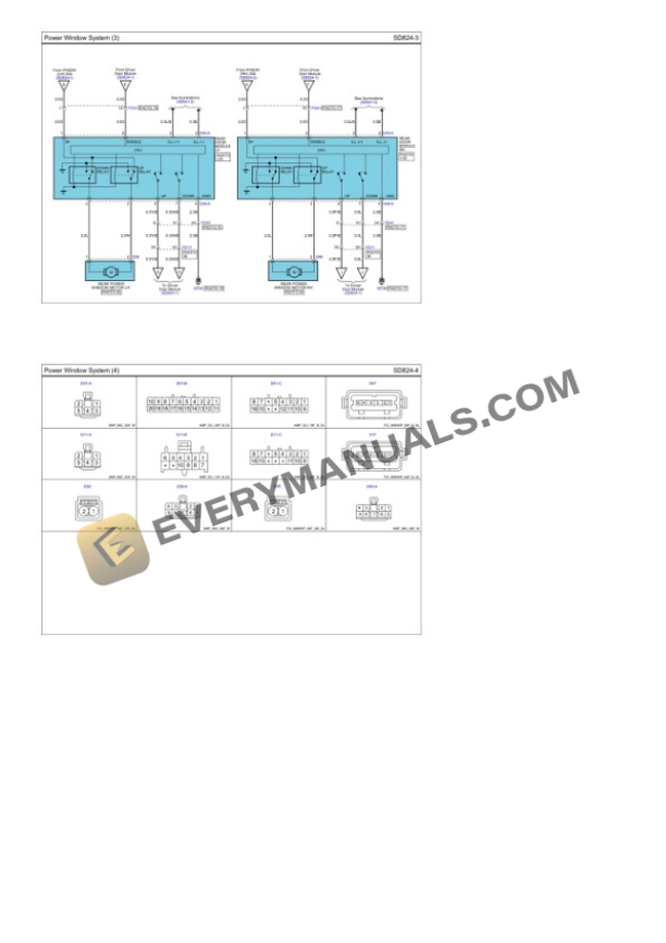 Hyundai Genesis Sedan 2013 Electrical Diagrams V6-3.8L 7 Hyundai Genesis Sedan 2013 Electrical Diagrams V6-3.8L - Image 5
