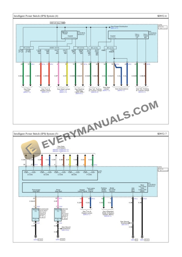 Hyundai IONIQ 2017 Electrical Diagrams L4-1.6L Hybrid 7 Hyundai IONIQ 2017 Electrical Diagrams L4-1.6L Hybrid - Image 5