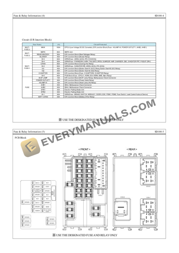 Hyundai IONIQ 2019 Electrical Diagrams ELE-Electric Engine 6 Hyundai IONIQ 2019 Electrical Diagrams ELE-Electric Engine - Image 4