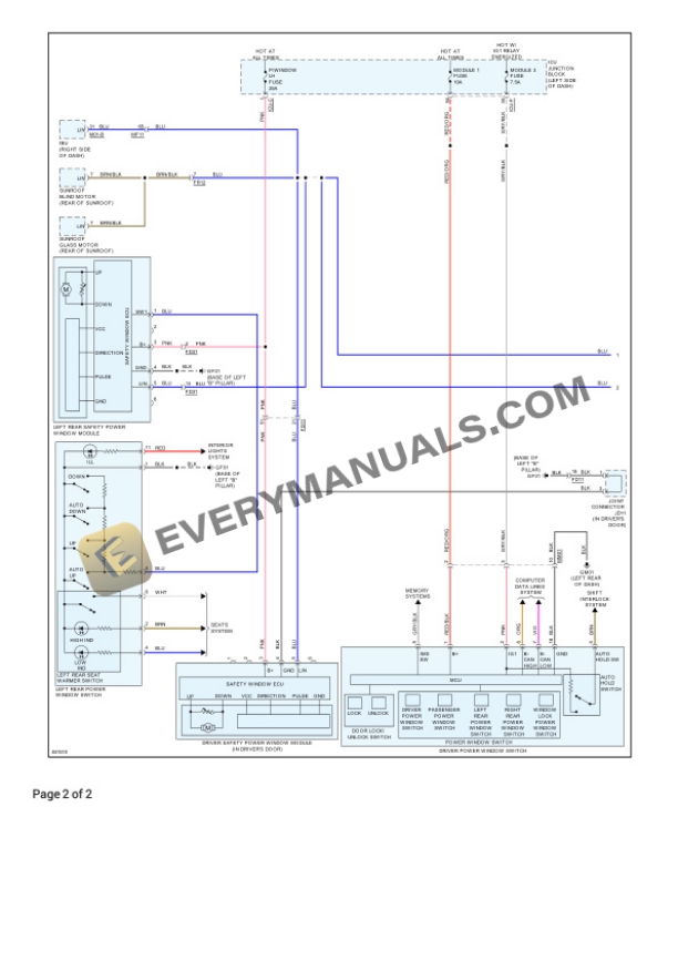 Hyundai IONIQ 6 (160kW) RWD (CE EV) 2023 Electrical Diagrams ELE-Electric Engine 4 Hyundai IONIQ 6 (160kW) RWD (CE EV) 2023 Electrical Diagrams ELE-Electric Engine - Image 2