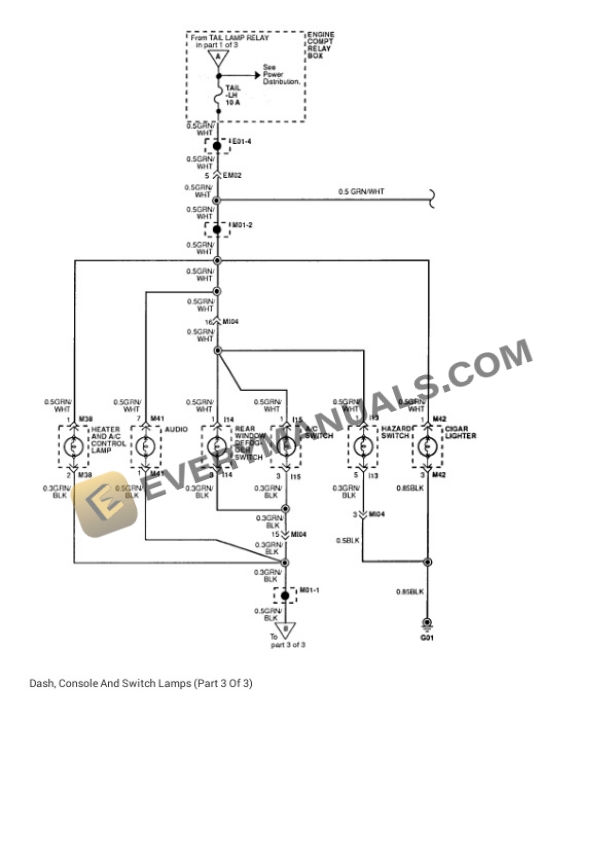 Hyundai Scoupe 1995 Electrical Diagrams L4-1468cc 1.5L SOHC (12 VALVE) Turbo 4 Hyundai Scoupe 1995 Electrical Diagrams L4-1468cc 1.5L SOHC (12 VALVE) Turbo - Image 2