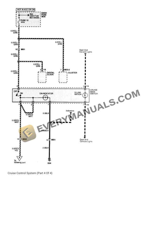 Hyundai Sonata 1994 Electrical Diagrams V6-3.0L 4 Hyundai Sonata 1994 Electrical Diagrams V6-3.0L - Image 2