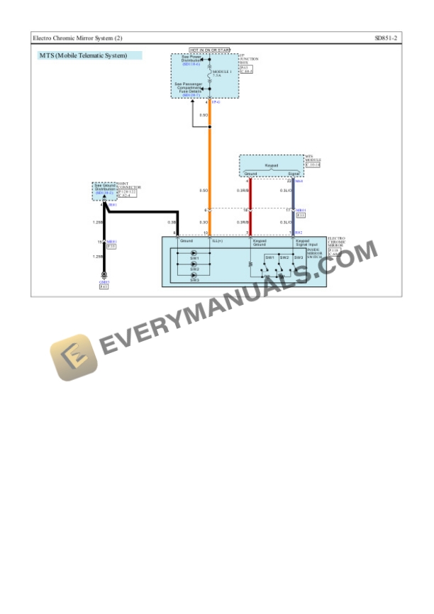 Hyundai Sonata 2015 Electrical Diagrams L4-2.4L Hybrid 5 Hyundai Sonata 2015 Electrical Diagrams L4-2.4L Hybrid - Image 3