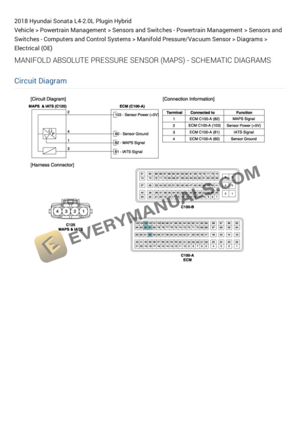 Hyundai Sonata 2018 Electrical Diagrams L4-2.0L Plugin Hybrid 7 Hyundai Sonata 2018 Electrical Diagrams L4-2.0L Plugin Hybrid - Image 5