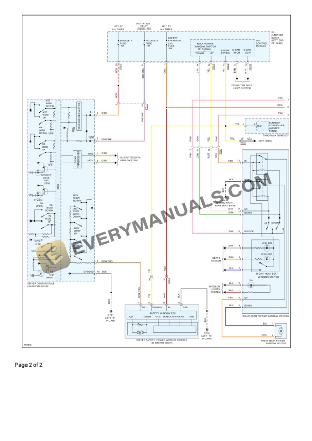 Hyundai Sonata (DN8) 2022 Electrical Diagrams L4-2.0L Hybrid 4 Hyundai Sonata (DN8) 2022 Electrical Diagrams L4-2.0L Hybrid - Image 2