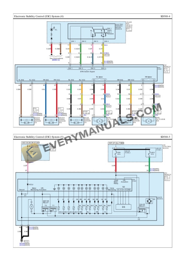 Hyundai Sonata (DN8) 2022 Electrical Diagrams L4-2.5L 7 Hyundai Sonata (DN8) 2022 Electrical Diagrams L4-2.5L - Image 5