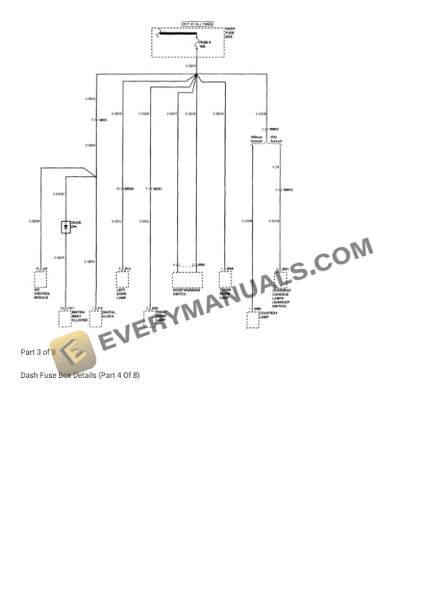 Hyundai Sonata GL 1997 Electrical Diagrams V6-3.0L 5 Hyundai Sonata GL 1997 Electrical Diagrams V6-3.0L - Image 3