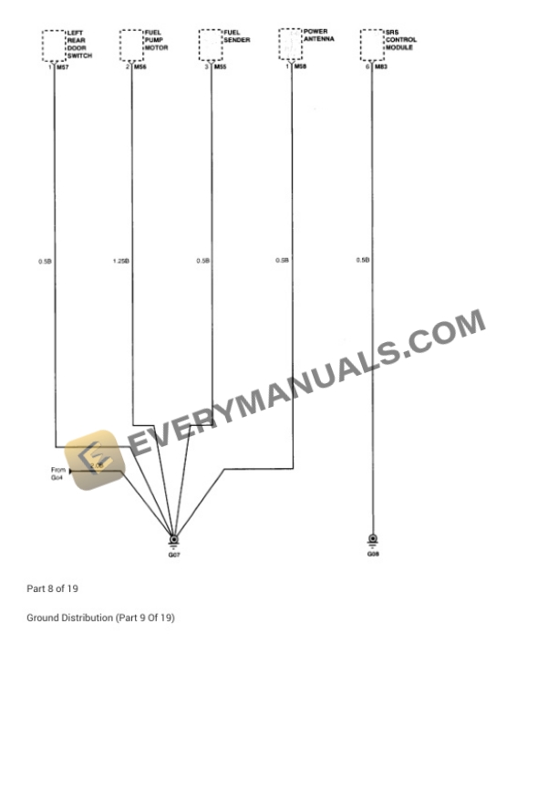 Hyundai Sonata GL 1997 Electrical Diagrams V6-3.0L 6 Hyundai Sonata GL 1997 Electrical Diagrams V6-3.0L - Image 4