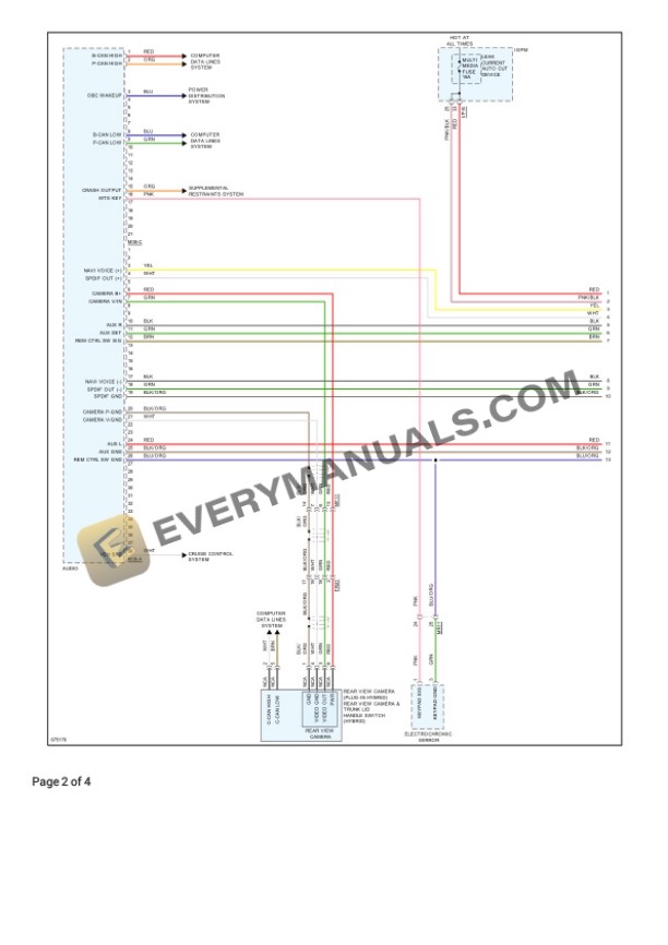 Hyundai Sonata (LFA) 2019 Electrical Diagrams L4-2.4L 4 Hyundai Sonata (LFA) 2019 Electrical Diagrams L4-2.4L - Image 2
