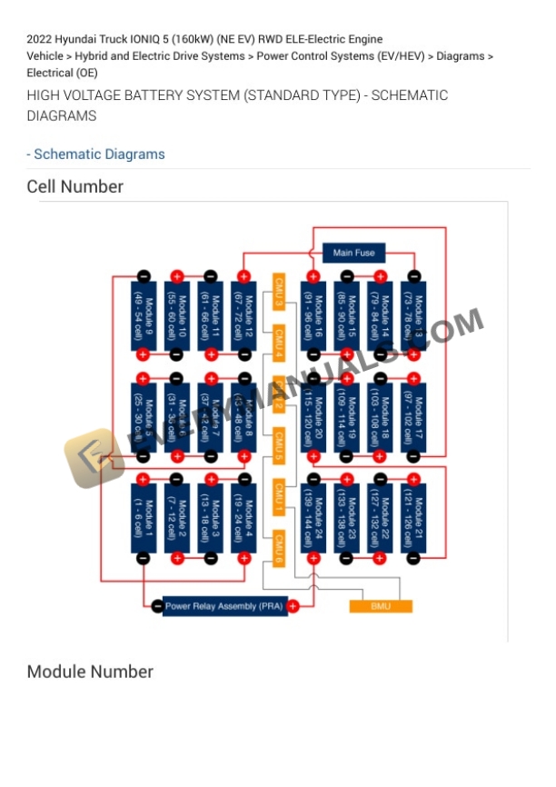 Hyundai Truck IONIQ 5 (160kW) (NE EV) RWD 2022 Electrical Diagrams ELE-Electric Engine 6 Hyundai Truck IONIQ 5 (160kW) (NE EV) RWD 2022 Electrical Diagrams ELE-Electric Engine - Image 4