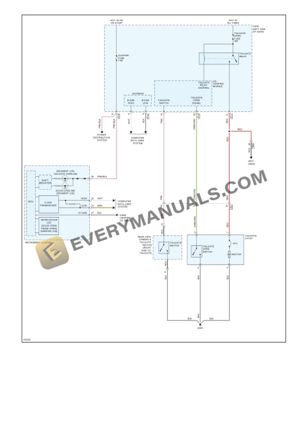 Hyundai Truck Kona AWD 2021 Electrical Diagrams L4-1.6L Turbo 4 Hyundai Truck Kona AWD 2021 Electrical Diagrams L4-1.6L Turbo - Image 2