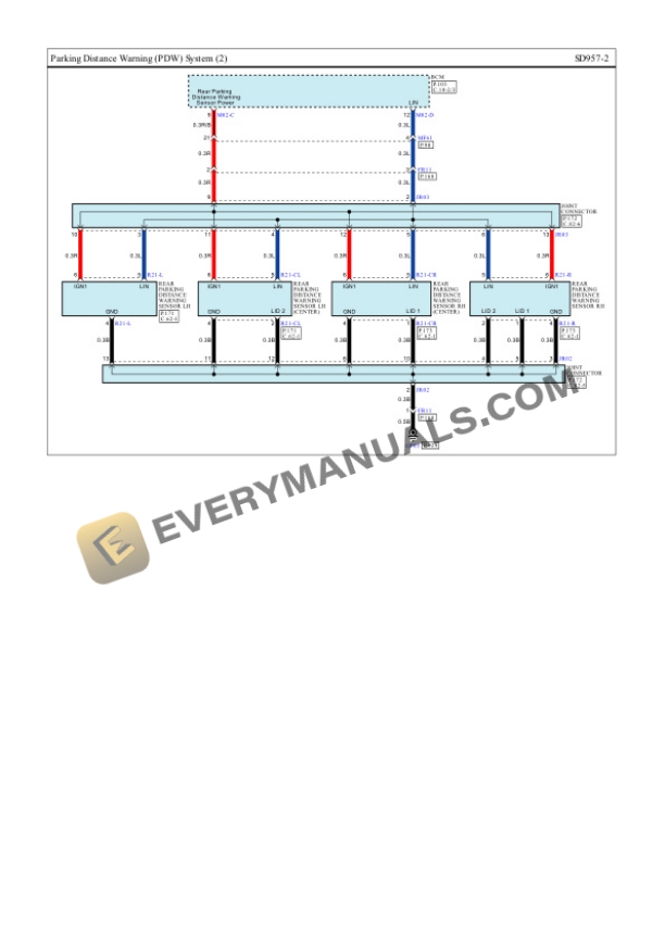 Hyundai Truck Kona FWD 2019 Electrical Diagrams L4-2.0L 6 Hyundai Truck Kona FWD 2019 Electrical Diagrams L4-2.0L - Image 4
