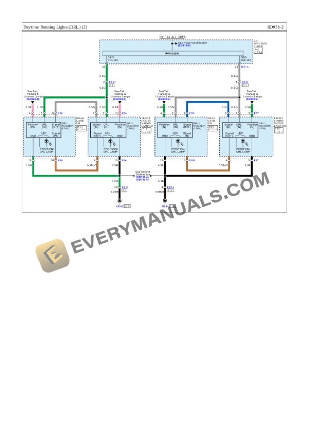 Hyundai Truck Palisade FWD 2023 Electrical Diagrams V6-3.8L 5 Hyundai Truck Palisade FWD 2023 Electrical Diagrams V6-3.8L - Image 3