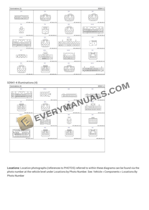 Hyundai Truck Santa Fe FWD 2011 Electrical Diagrams V6-3.5L 6 Hyundai Truck Santa Fe FWD 2011 Electrical Diagrams V6-3.5L - Image 4