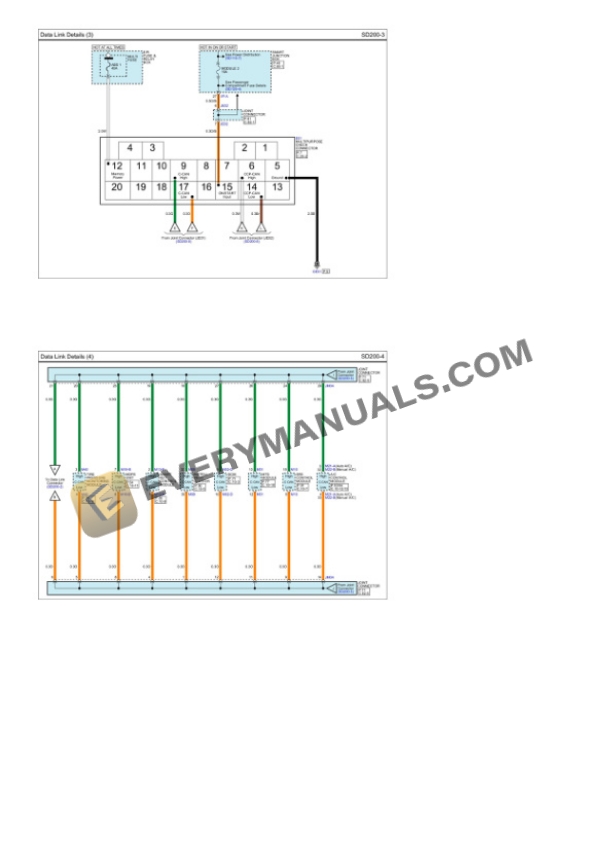 Hyundai Truck Santa Fe FWD 2014 Electrical Diagrams V6-3.3L 6 Hyundai Truck Santa Fe FWD 2014 Electrical Diagrams V6-3.3L - Image 4