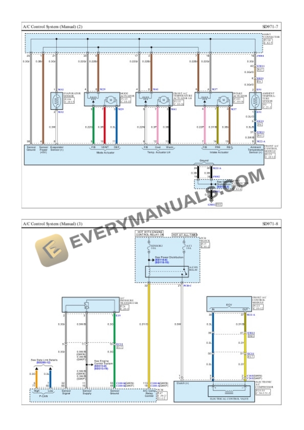 Hyundai Truck Santa Fe (TMA) AWD 2023 Electrical Diagrams L4-2.5L 5 Hyundai Truck Santa Fe (TMA) AWD 2023 Electrical Diagrams L4-2.5L - Image 3