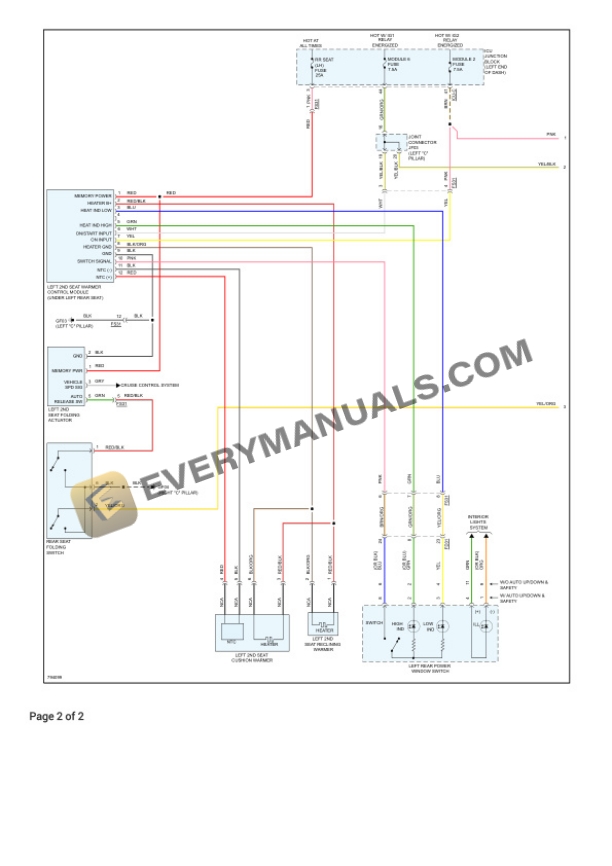 Hyundai Truck Santa Fe (TMA) FWD 2022 Electrical Diagrams L4-2.5L 3 Hyundai Truck Santa Fe (TMA) FWD 2022 Electrical Diagrams L4-2.5L - Image 2