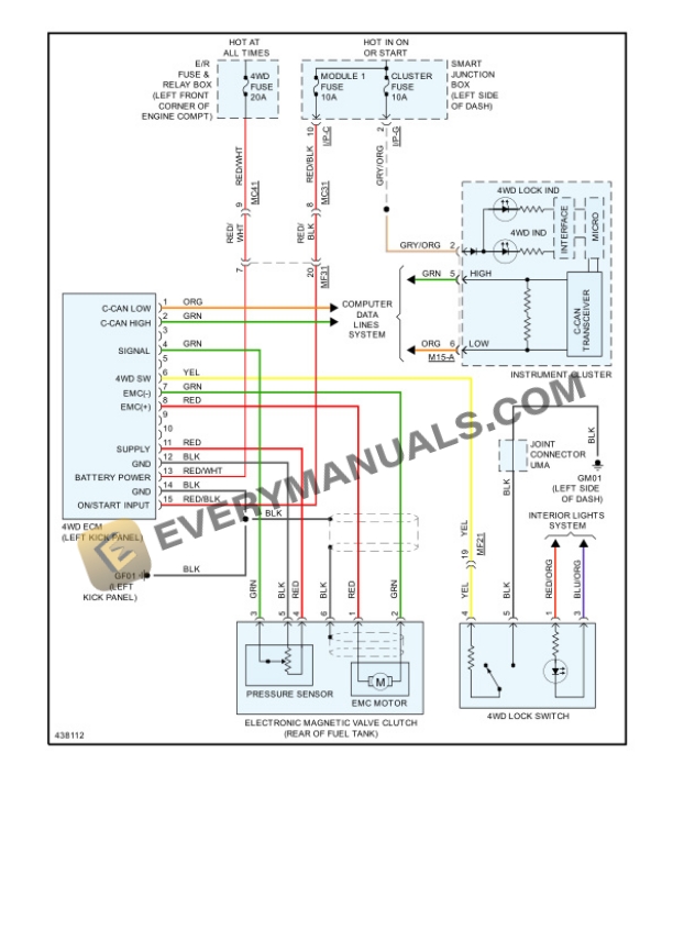 Hyundai Truck Tucson AWD 2014 Electrical Diagrams L4-2.0L 7 Hyundai Truck Tucson AWD 2014 Electrical Diagrams L4-2.0L - Image 5
