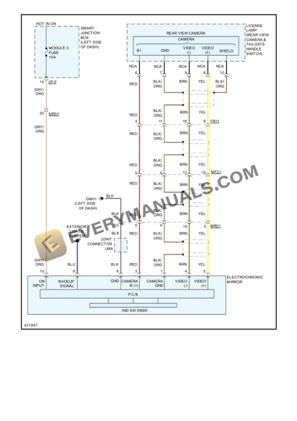 Hyundai Truck Tucson AWD 2014 Electrical Diagrams L4-2.4L 4 Hyundai Truck Tucson AWD 2014 Electrical Diagrams L4-2.4L - Image 2
