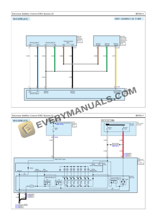 Hyundai Truck Tucson FWD 2021 Electrical Diagrams L4-2.0L 5 Hyundai Truck Tucson FWD 2021 Electrical Diagrams L4-2.0L - Image 3
