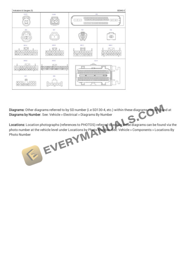 Hyundai Truck Veracruz FWD 2011 Electrical Diagrams V6-3.8L 6 Hyundai Truck Veracruz FWD 2011 Electrical Diagrams V6-3.8L - Image 4