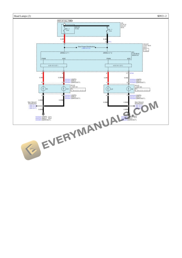 Hyundai Veloster 2015 Electrical Diagrams L4-1.6L 5 Hyundai Veloster 2015 Electrical Diagrams L4-1.6L - Image 3