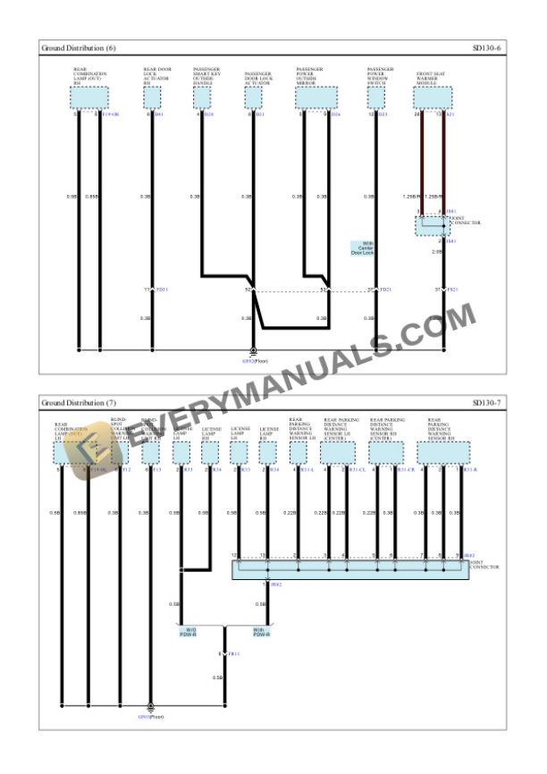 Hyundai Veloster 2019 Electrical Diagrams L4-1.6L Turbo 5 Hyundai Veloster 2019 Electrical Diagrams L4-1.6L Turbo - Image 3