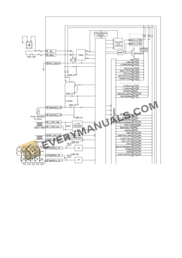 Hyundai Veloster 2020 Electrical Diagrams L4-2.0L 6 Hyundai Veloster 2020 Electrical Diagrams L4-2.0L - Image 4