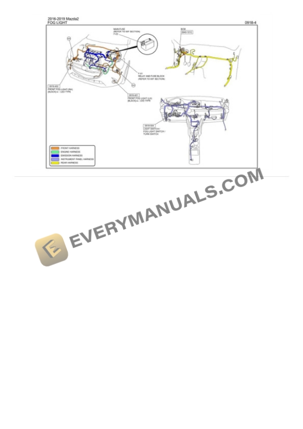 Mazda 2 (MEXICO) 2018 Electrical Diagrams L4-1.5L (SKYACTIV-G) 4 Mazda 2 (MEXICO) 2018 Electrical Diagrams L4-1.5L (SKYACTIV-G) - Image 2