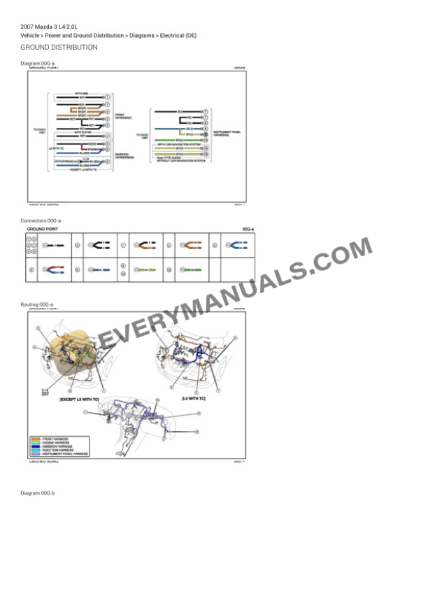 Mazda 3 2007 Electrical Diagrams L4-2.0L 6 Mazda 3 2007 Electrical Diagrams L4-2.0L - Image 4