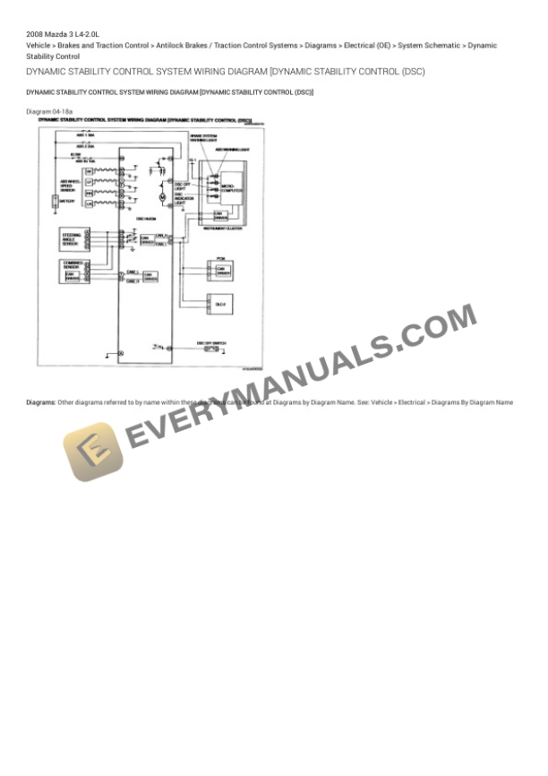 Mazda 3 2008 Electrical Diagrams L4-2.0L 6 Mazda 3 2008 Electrical Diagrams L4-2.0L - Image 4
