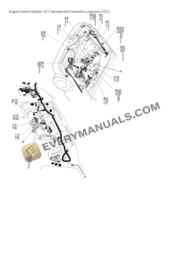 Mazda 323 1992 Electrical Diagrams L4-1600 1597cc 4 Mazda 323 1992 Electrical Diagrams L4-1600 1597cc - Image 2