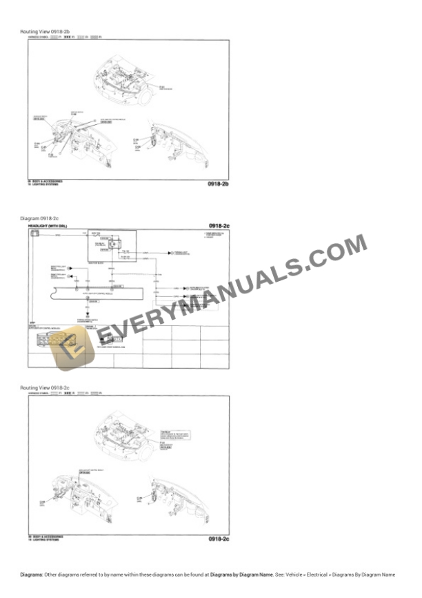 Mazda 6 2006 Electrical Diagrams V6-3.0L DOHC 5 Mazda 6 2006 Electrical Diagrams V6-3.0L DOHC - Image 3