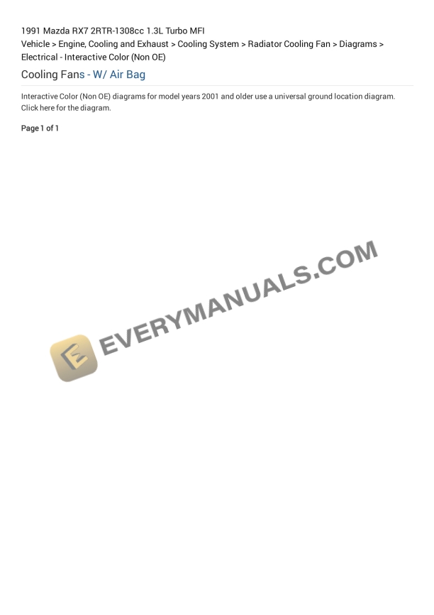 mazda rx7 1991 electrical diagrams 2rtr 1308cc 13l turbo mfi 1