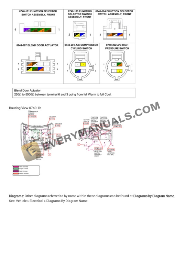 Mazda Truck B2300 2008 Electrical Diagrams L4-2.3L 6 Mazda Truck B2300 2008 Electrical Diagrams L4-2.3L - Image 4