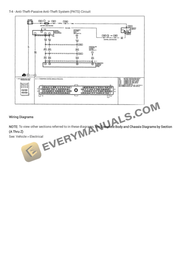 Mazda Truck B2300 SX Regular Cab 2WD 2001 Electrical Diagrams L4-2.3L VIN D 4 Mazda Truck B2300 SX Regular Cab 2WD 2001 Electrical Diagrams L4-2.3L VIN D - Image 2