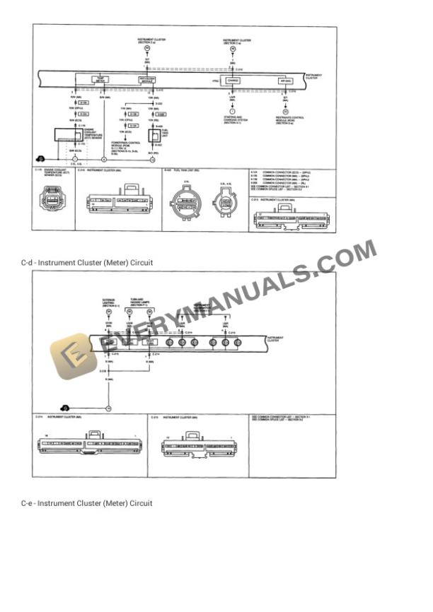 Mazda Truck B3000 SE Cab Plus 4WD 2001 Electrical Diagrams V6-3.0L OHV 7 Mazda Truck B3000 SE Cab Plus 4WD 2001 Electrical Diagrams V6-3.0L OHV - Image 5