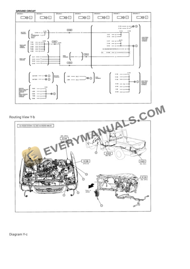 Mazda Truck B4000 2WD 2004 Electrical Diagrams V6-4.0L SOHC 6 Mazda Truck B4000 2WD 2004 Electrical Diagrams V6-4.0L SOHC - Image 4