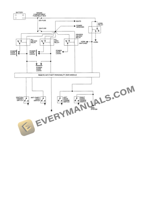 Mazda Truck B4000 SE Cab Plus 2WD 1997 Electrical Diagrams V6-4.0L OHV 7 Mazda Truck B4000 SE Cab Plus 2WD 1997 Electrical Diagrams V6-4.0L OHV - Image 5