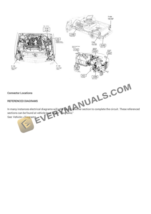 Mazda Truck B4000 SE Cab Plus 4 4WD 2000 Electrical Diagrams V6-4.0L OHV 5 Mazda Truck B4000 SE Cab Plus 4 4WD 2000 Electrical Diagrams V6-4.0L OHV - Image 3