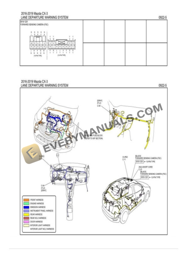 Mazda Truck CX-3 AWD 2016 Electrical Diagrams L4-2.0L (SKYACTIV-G) 7 Mazda Truck CX-3 AWD 2016 Electrical Diagrams L4-2.0L (SKYACTIV-G) - Image 5
