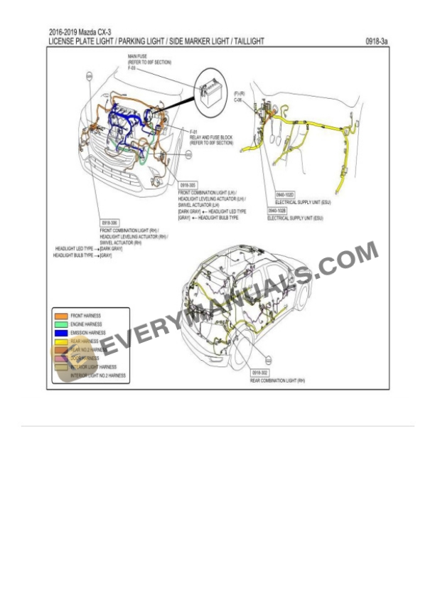 Mazda Truck CX-3 FWD 2017 Electrical Diagrams L4-2.0L (SKYACTIV-G) 7 Mazda Truck CX-3 FWD 2017 Electrical Diagrams L4-2.0L (SKYACTIV-G) - Image 5