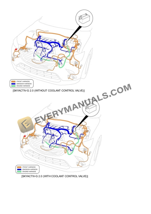 Mazda Truck CX-3 FWD 2020 Electrical Diagrams L4-2.0L (SKYACTIV-G) 5 Mazda Truck CX-3 FWD 2020 Electrical Diagrams L4-2.0L (SKYACTIV-G) - Image 3