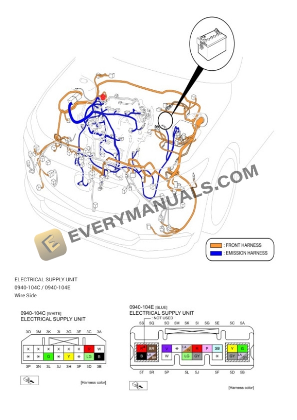 Mazda Truck CX-30 AWD 2021 Electrical Diagrams L4-2.5L Turbo (SKYACTIV-G) 4 Mazda Truck CX-30 AWD 2021 Electrical Diagrams L4-2.5L Turbo (SKYACTIV-G) - Image 2
