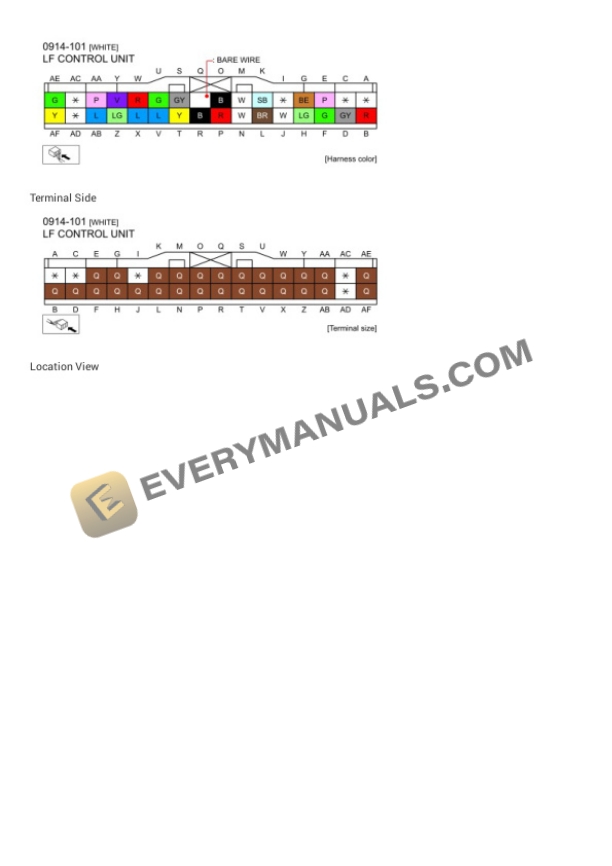 Mazda Truck CX-30 AWD 2021 Electrical Diagrams L4-2.5L Turbo (SKYACTIV-G) 7 Mazda Truck CX-30 AWD 2021 Electrical Diagrams L4-2.5L Turbo (SKYACTIV-G) - Image 5