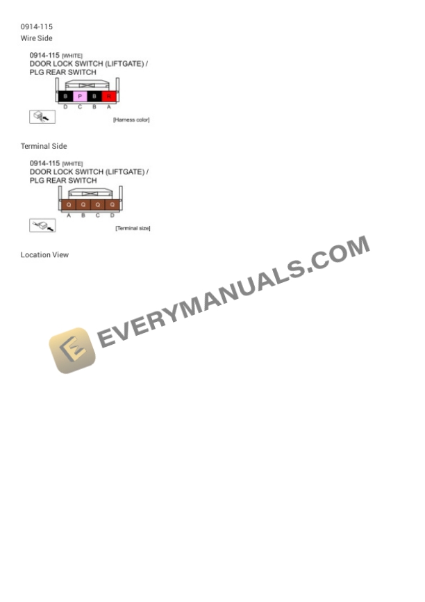 Mazda Truck CX-30 AWD 2022 Electrical Diagrams L4-2.5L Turbo (SKYACTIV-G) 7 Mazda Truck CX-30 AWD 2022 Electrical Diagrams L4-2.5L Turbo (SKYACTIV-G) - Image 5