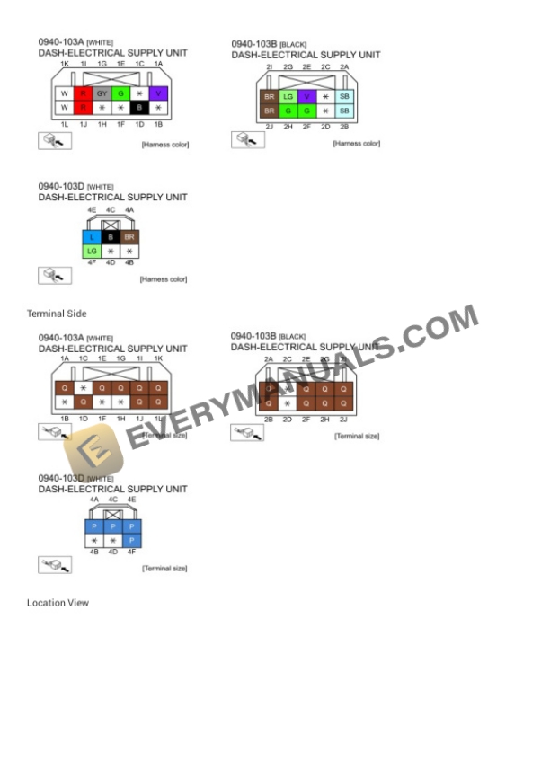 Mazda Truck CX-30 FWD 2020 Electrical Diagrams L4-2.5L (SKYACTIV-G) 5 Mazda Truck CX-30 FWD 2020 Electrical Diagrams L4-2.5L (SKYACTIV-G) - Image 3