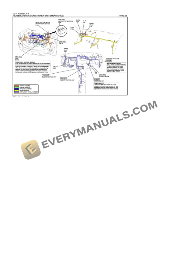 Mazda Truck CX-5 AWD 2014 Electrical Diagrams L4-2.0L (SKYACTIV-G) 6 Mazda Truck CX-5 AWD 2014 Electrical Diagrams L4-2.0L (SKYACTIV-G) - Image 4